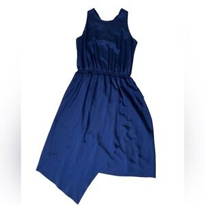 Banana Republic Asymmetrical Blue Dress